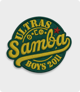 Custom embroidered Samba ultras patch
